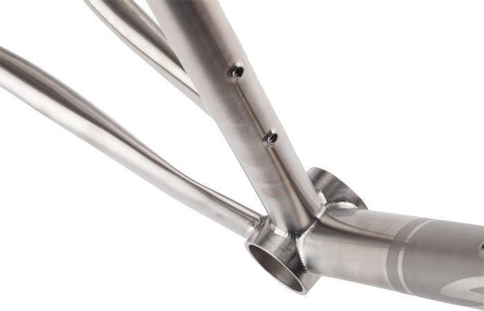 Salsa Warbird Ti frameset bottom bracket area focus