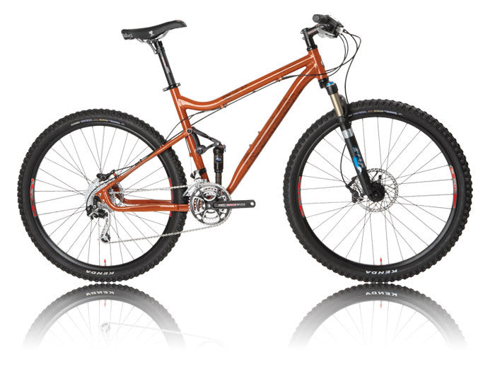 Salsa Big Mama 29'er full-suspension bike side view