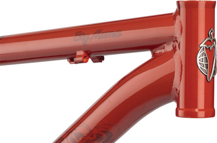 Salsa Big Mama frame headtube area focus
