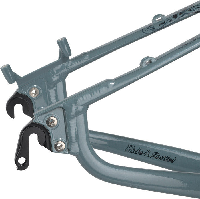 Salsa El Kaboing frame gray color rear dropout area focus