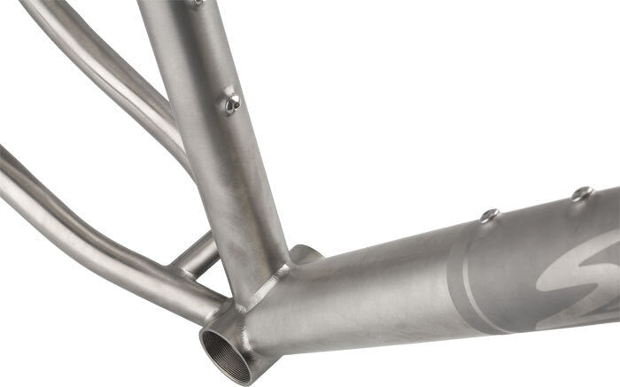 Salsa Selma Ti frame bottom bracket area focus