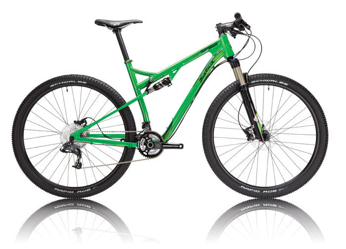 Salsa Spearfish bike green color side view