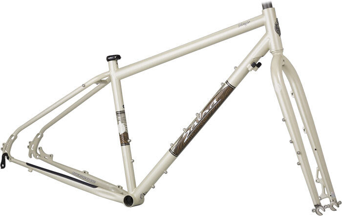 Salsa Fargo frameset cream color side view
