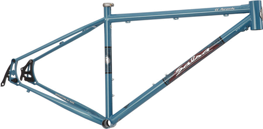 Salsa El Mariachi frame blue color side view