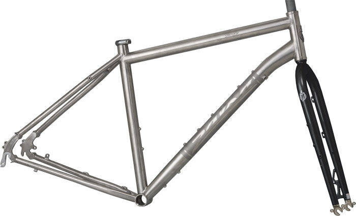 Salsa Fargo Ti frameset side view