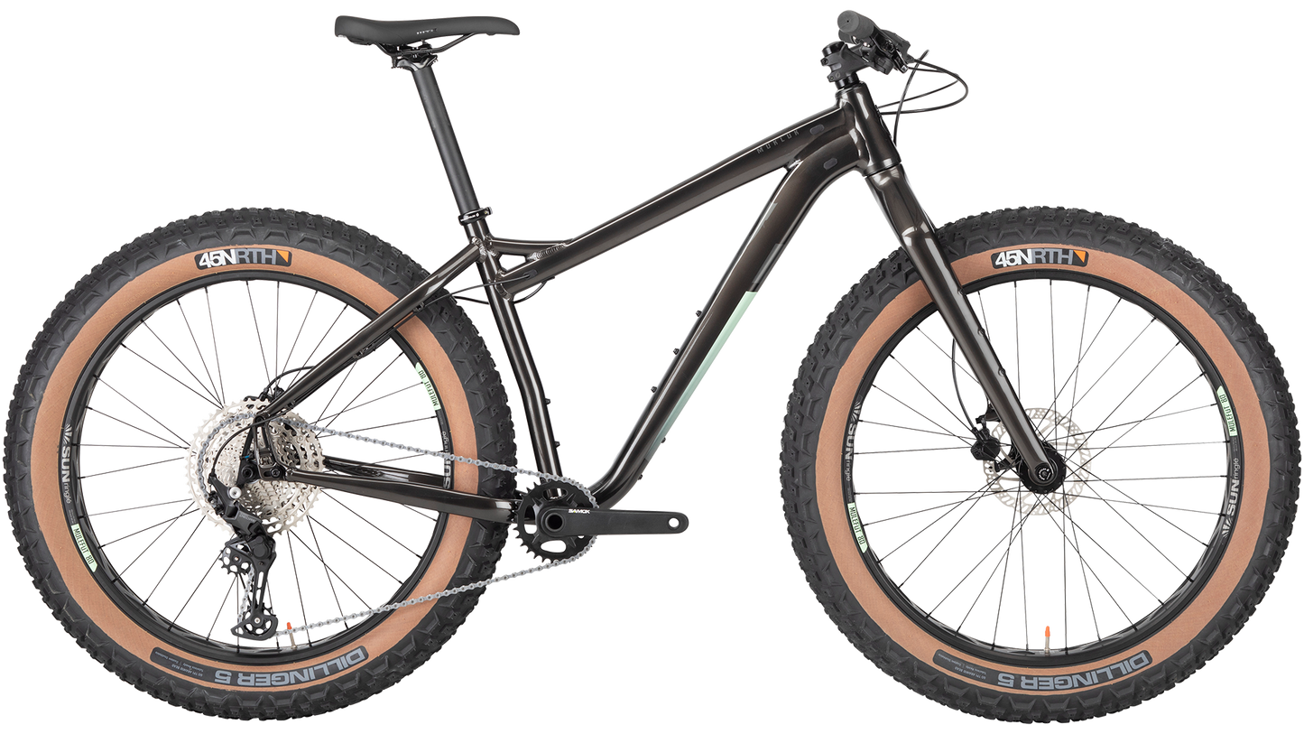 Salsa Mukluk Deore 11 Fat Bike - Black, Side view