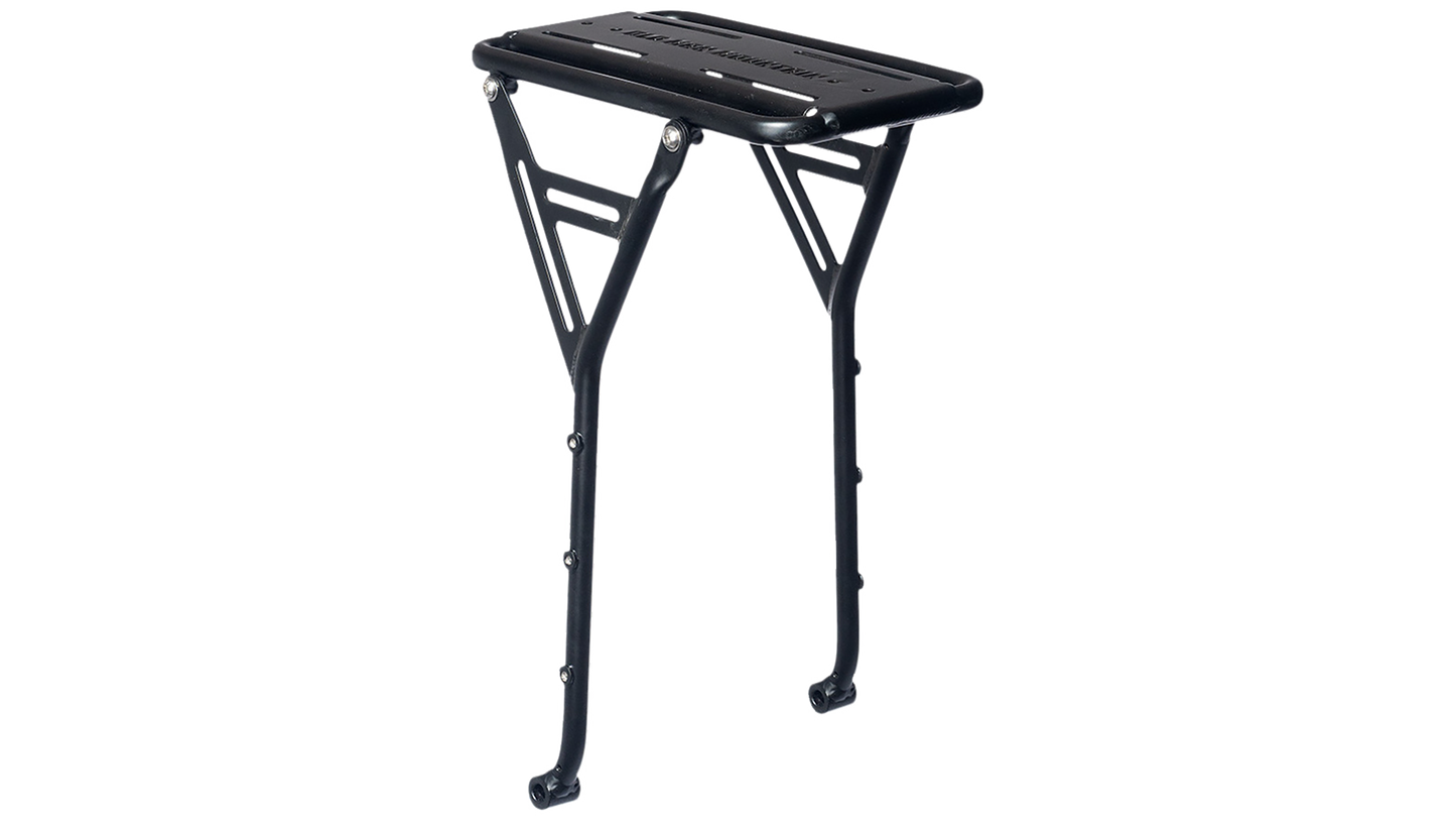 Black Old Man Mountain Elkhorn bike rack.