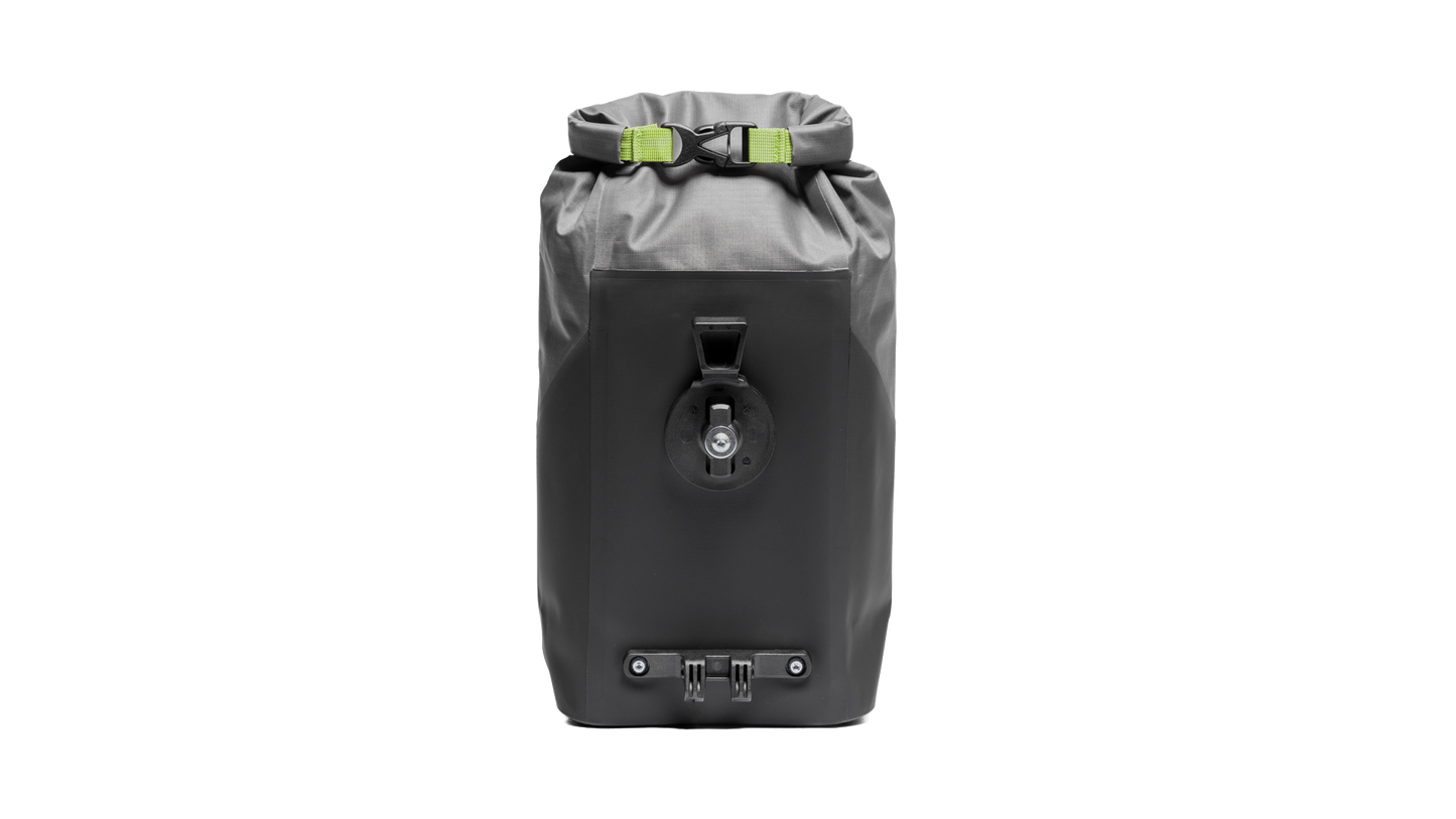 Black Old Man Mountain Hemlock dry bag - back side view