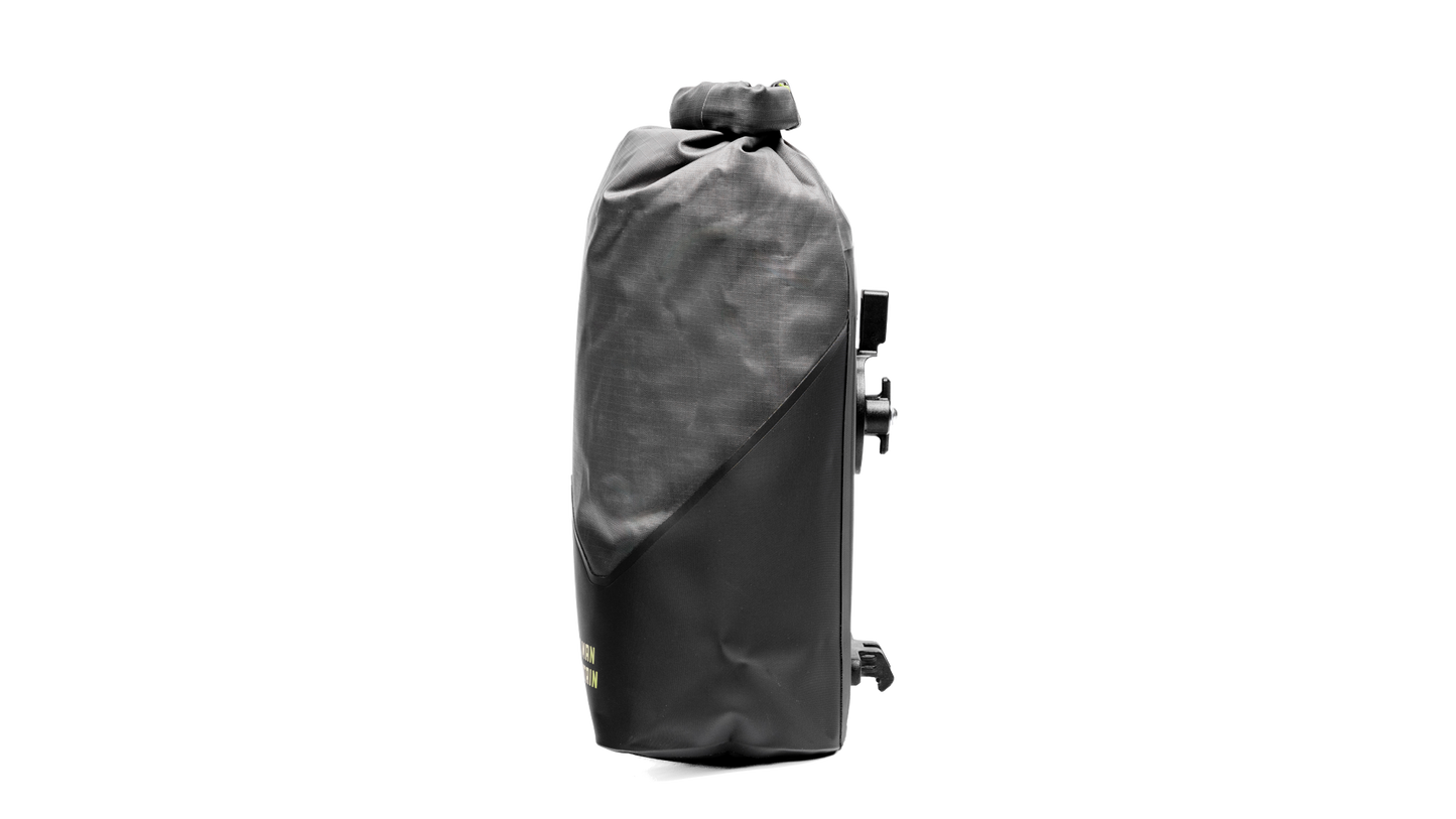 Black Old Man Mountain Hemlock dry bag - side view.