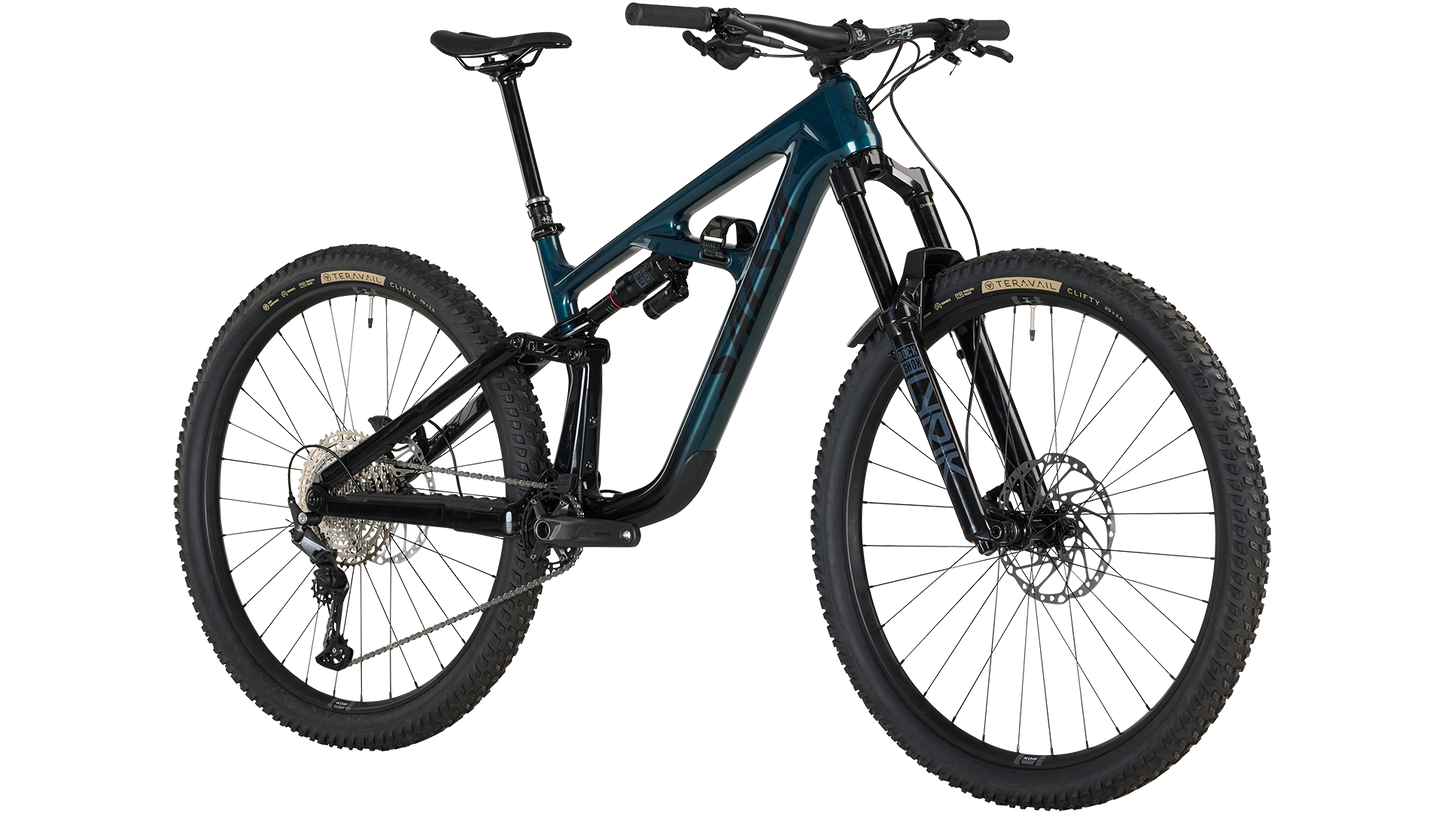 Salsa Blackthorn 145 C Deore 12 - Black/Slate - Front three quarter view