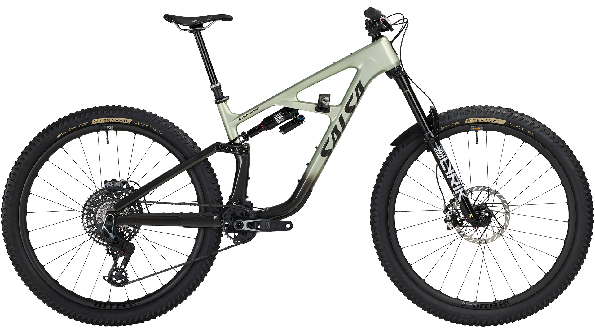 Carbon All-Mountain Bike Blackthorn 145 C X0 Transmission Salsa Cycles
