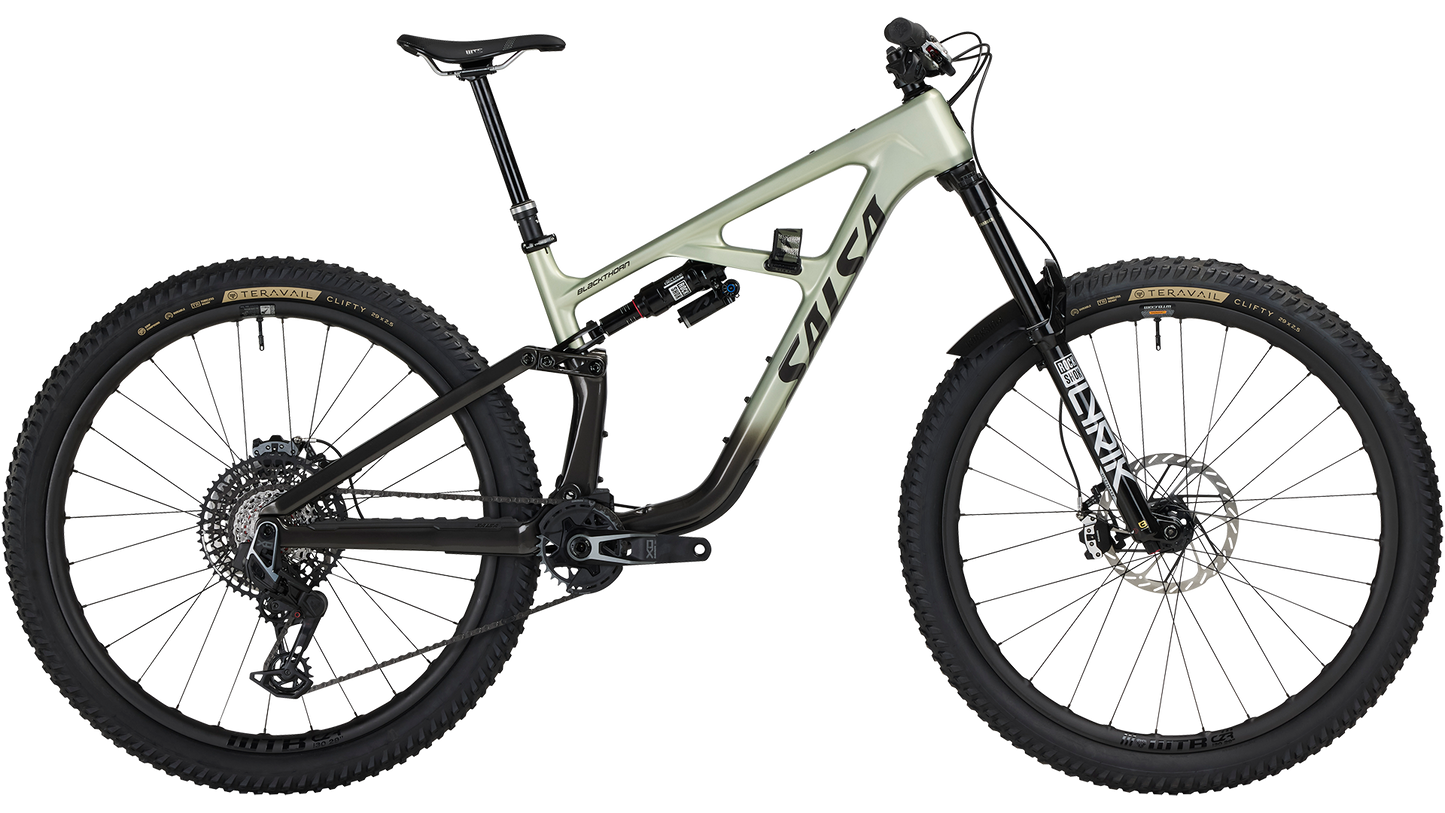 Salsa Blackthorn C XO AXS Transmission - Coffee/Black Pearl - Side View