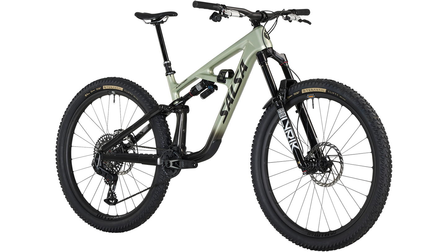 Salsa Blackthorn C XO AXS Transmission - Coffee/Black Pearl - Front Three Quarter View