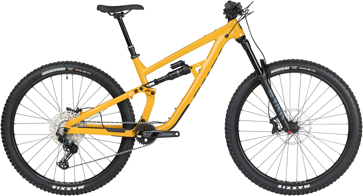 Salsa Blackthorn SLX bike yellow BK5568 side view on white background