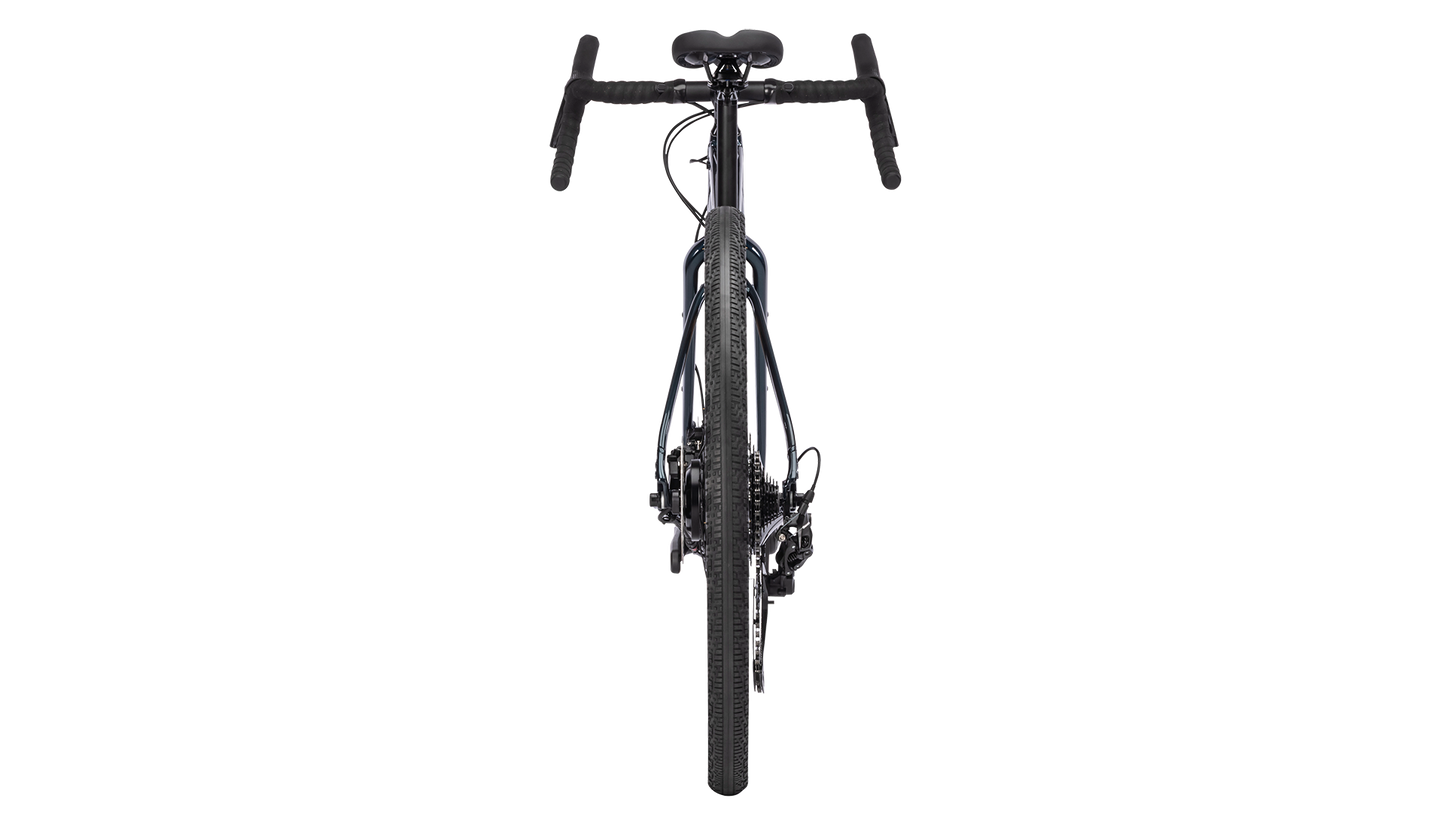 Salsa Confluence Cues 10 Dropbar Ebike - Midnight Blue - Direct rear view