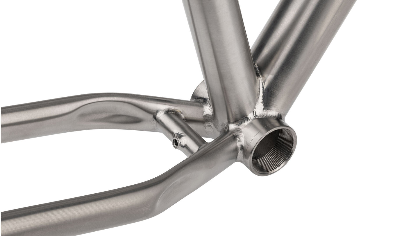 Salsa Fargo Ti frameset bottom bracket area focus