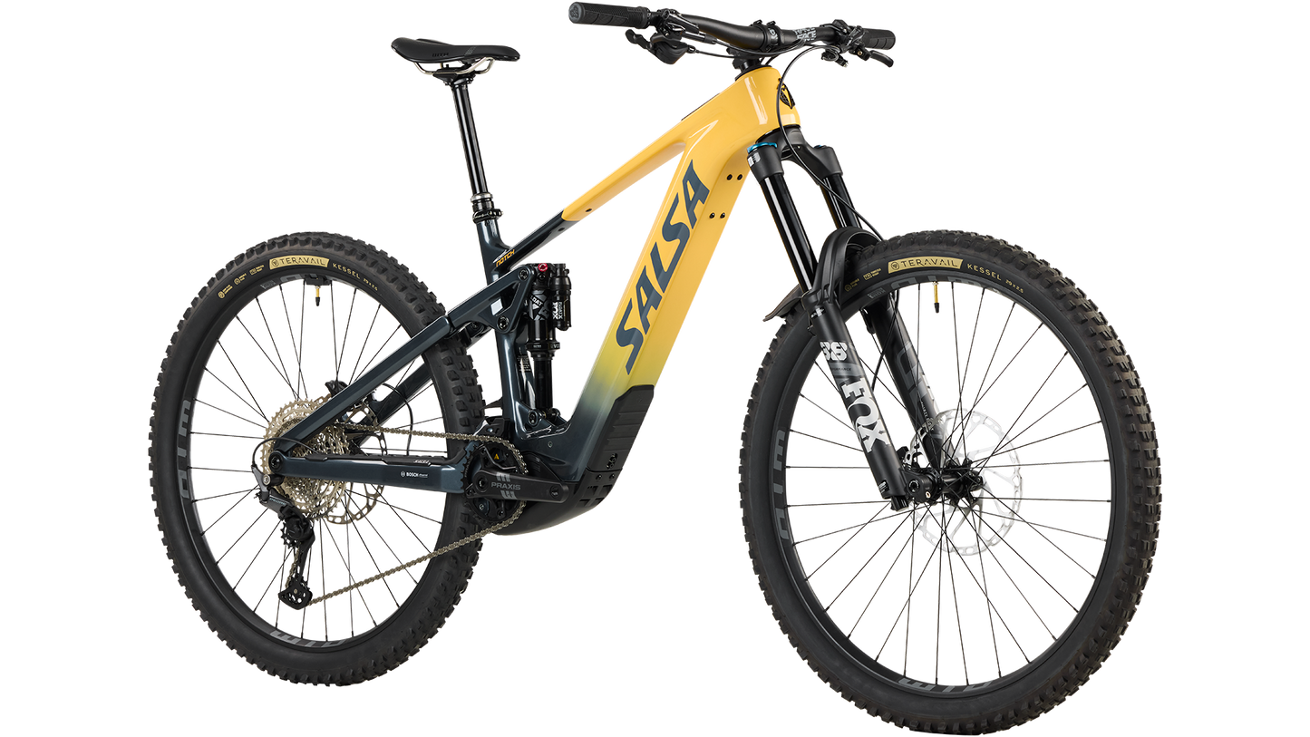 Salsa Notch C Deore 12 Ebike front three-quarter view