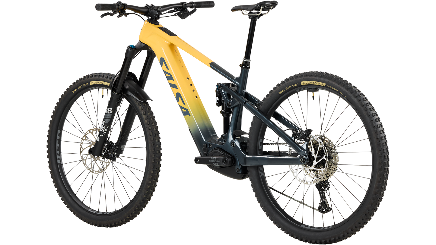 Salsa Notch C Deore 12 Ebike front three-quarter view