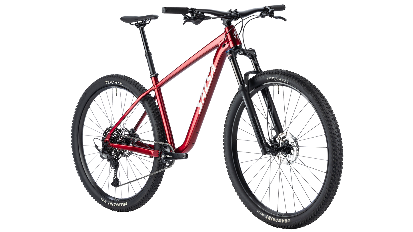 Salsa Rangefinder CUES 10 - Canyon Red - Front three quarter view