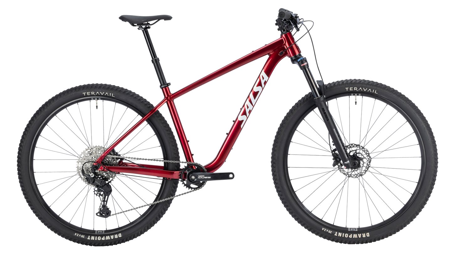 Salsa Rangefinder CUES 10 - Canyon Red - Side profile view