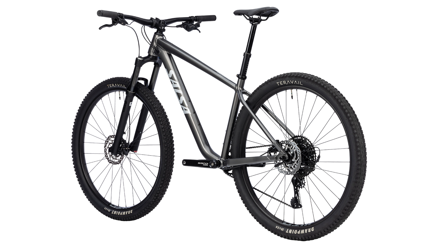 Salsa Rangefinder CUES 10 - Graphite Gray - rear three quarter view