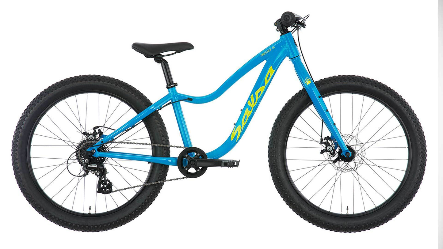 Salsa Timberjack 24 bike blue color side view