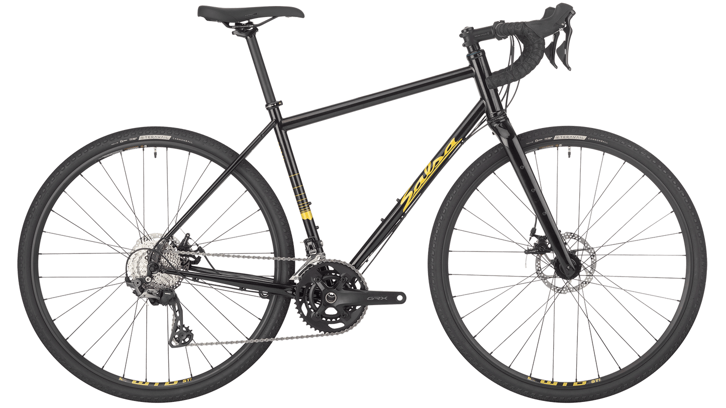 Salsa Vaya Bike - Black - Side view