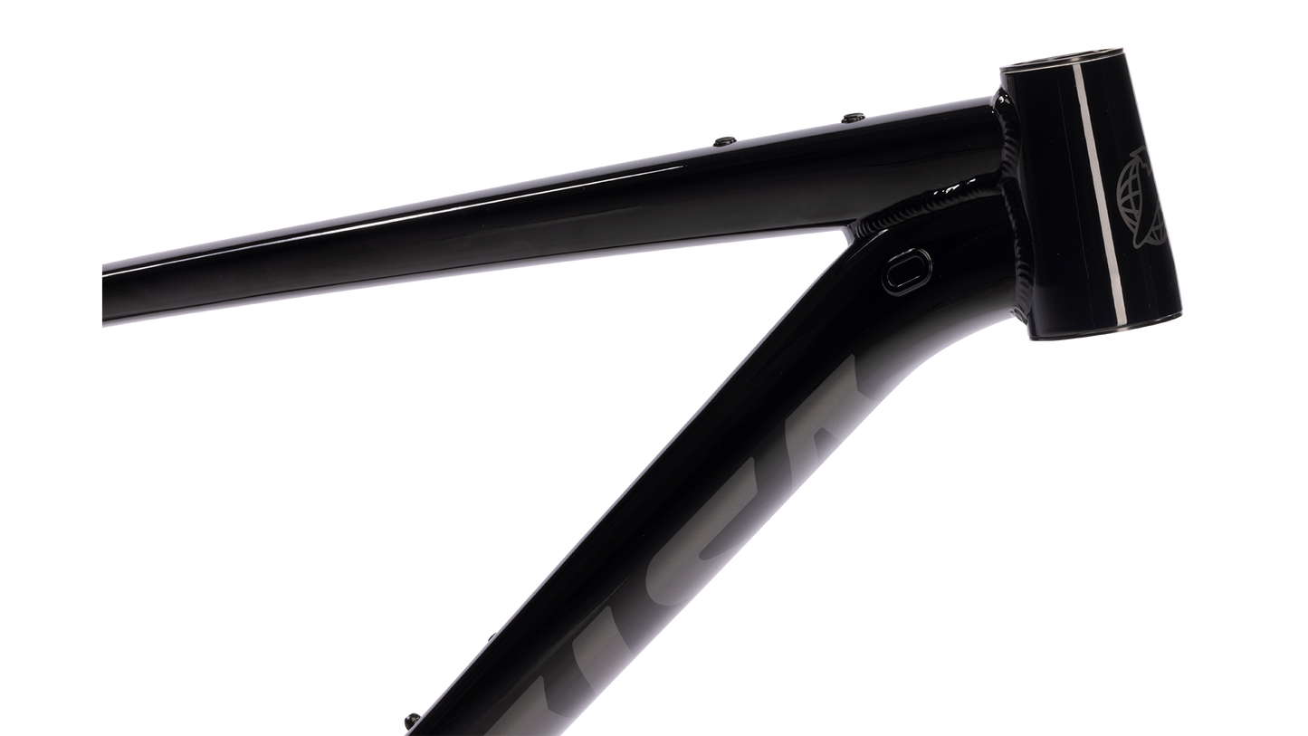 Salsa Timberjack Mountain Bike Frame - Black - Detail view of front of frame