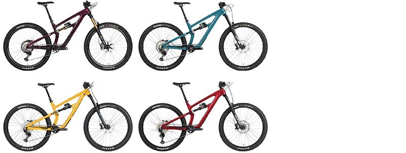 Four Blackthorn bike models