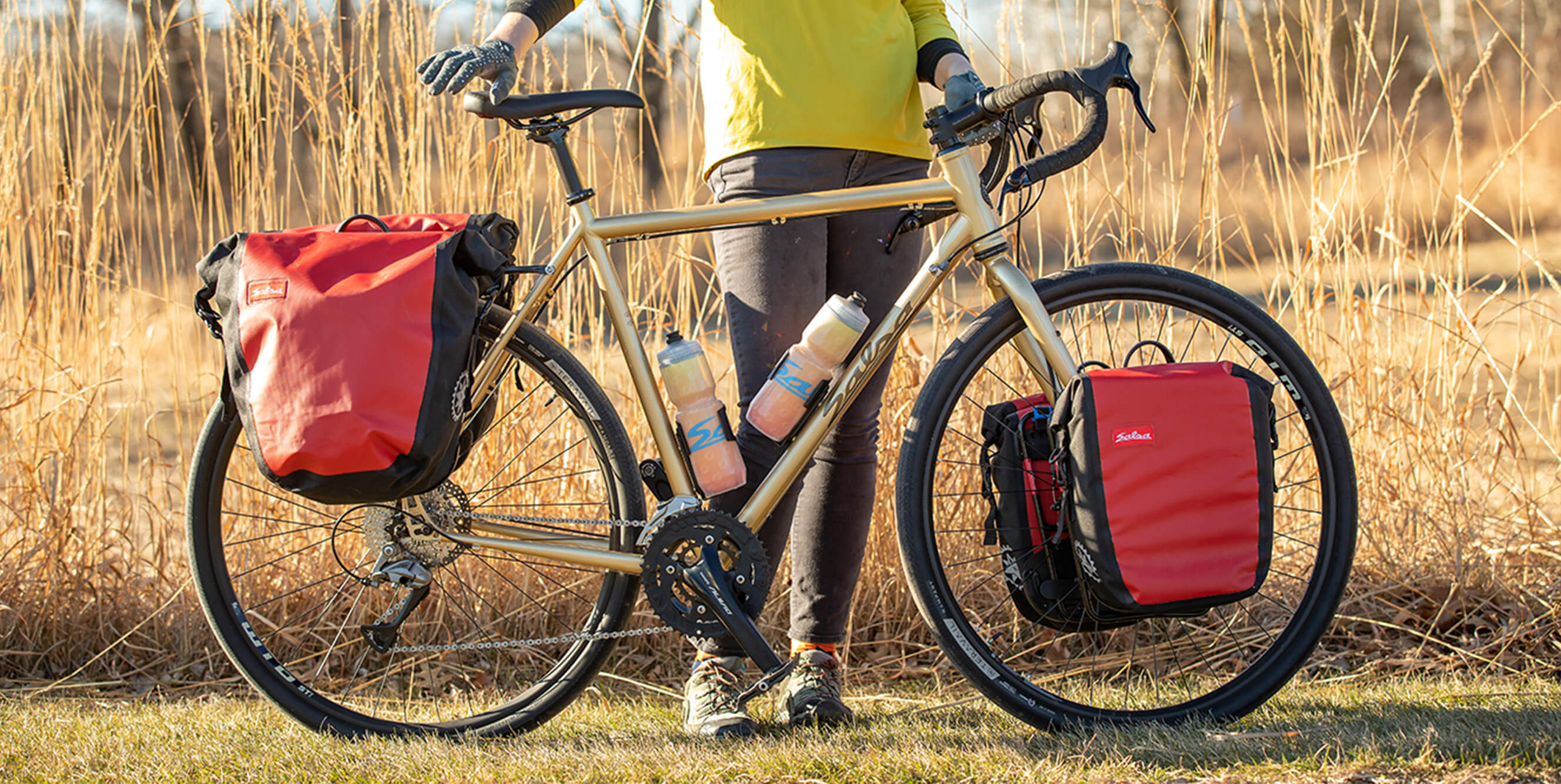 Touring bicycles offer so many different options for carrying weight