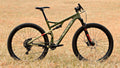 Salsa Deadwood Carbon GX bike green color side view outside