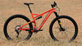 Salsa Deadwood Carbon XT bike orange color side view outside