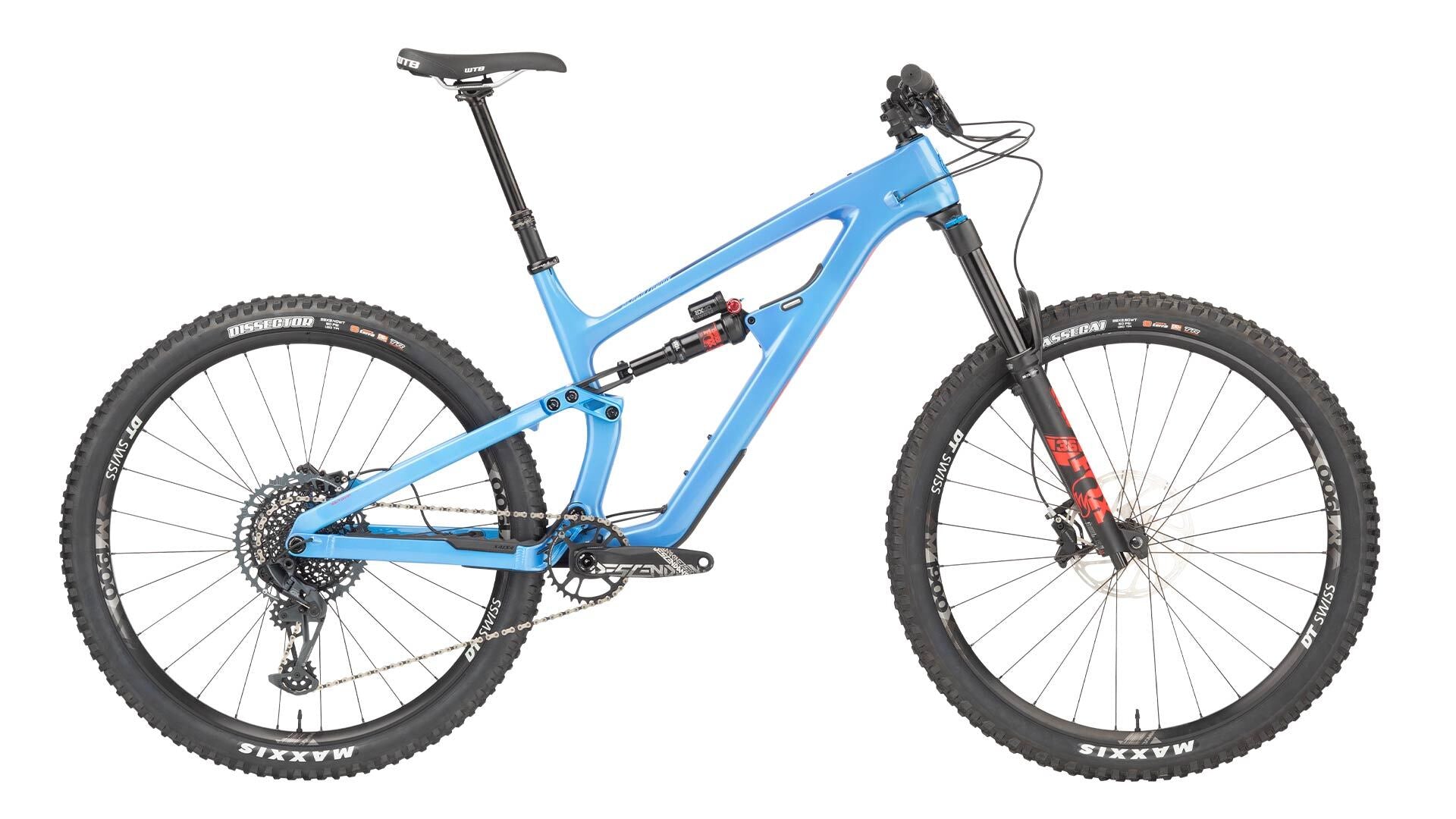 Salsa Blackthorn C GX Eagle bike blue color side view