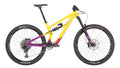 Salsa Cassidy Carbon GX Eagle bike side view yellow purple and red color
