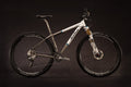 Salsa El Mariachi Ti XTR bike white and raw titanium color side view