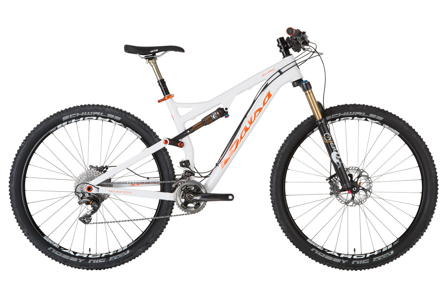 Salsa Horsethief Carbon XTR bike white color side view