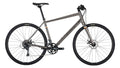 Salsa Journeyman Claris 700c flat bar bike gray color side view