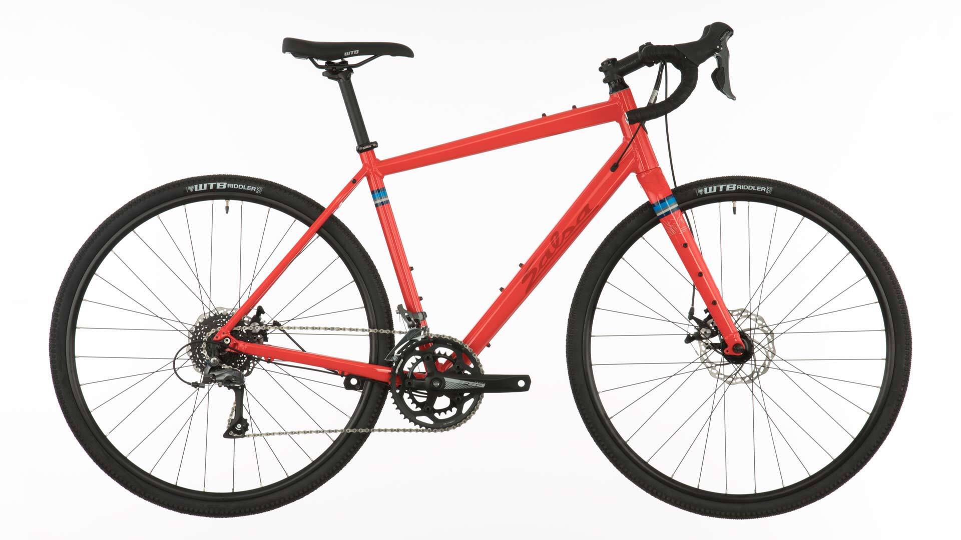 Salsa Journeyman 700c Claris bike orange color side view