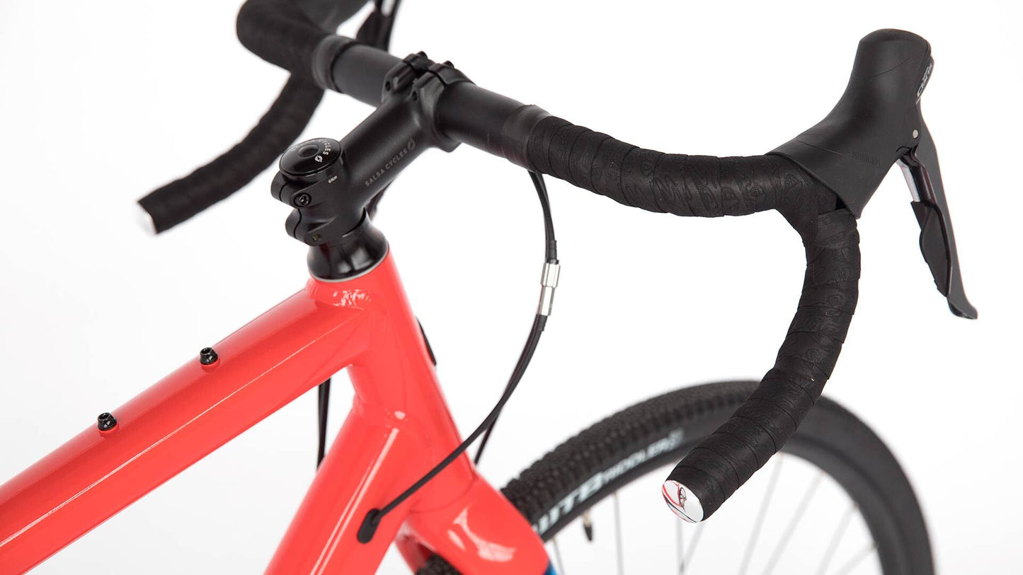 Salsa Journeyman 700c Claris bike orange color handlebar area focus