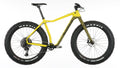 Salsa Mukluk Carbon XO1 bike yellow color side view