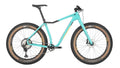 Salsa Mukluk Carbon XT bike teal color side view