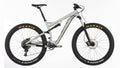 Salsa Pony Rustler bike silver color side view