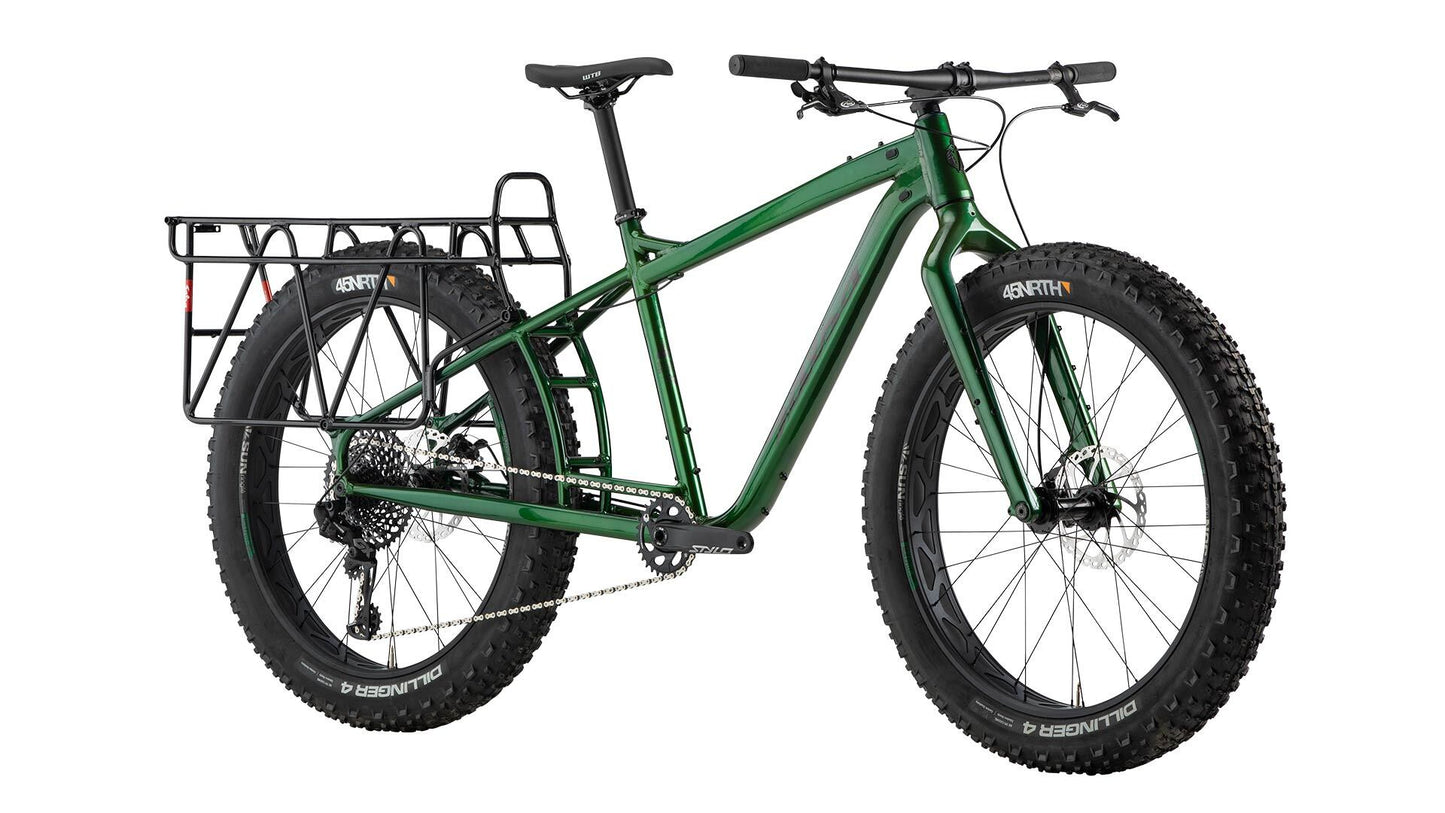 Salsa 2020 Blackborow GX Eagle Green Fat Bike front three-quarter view