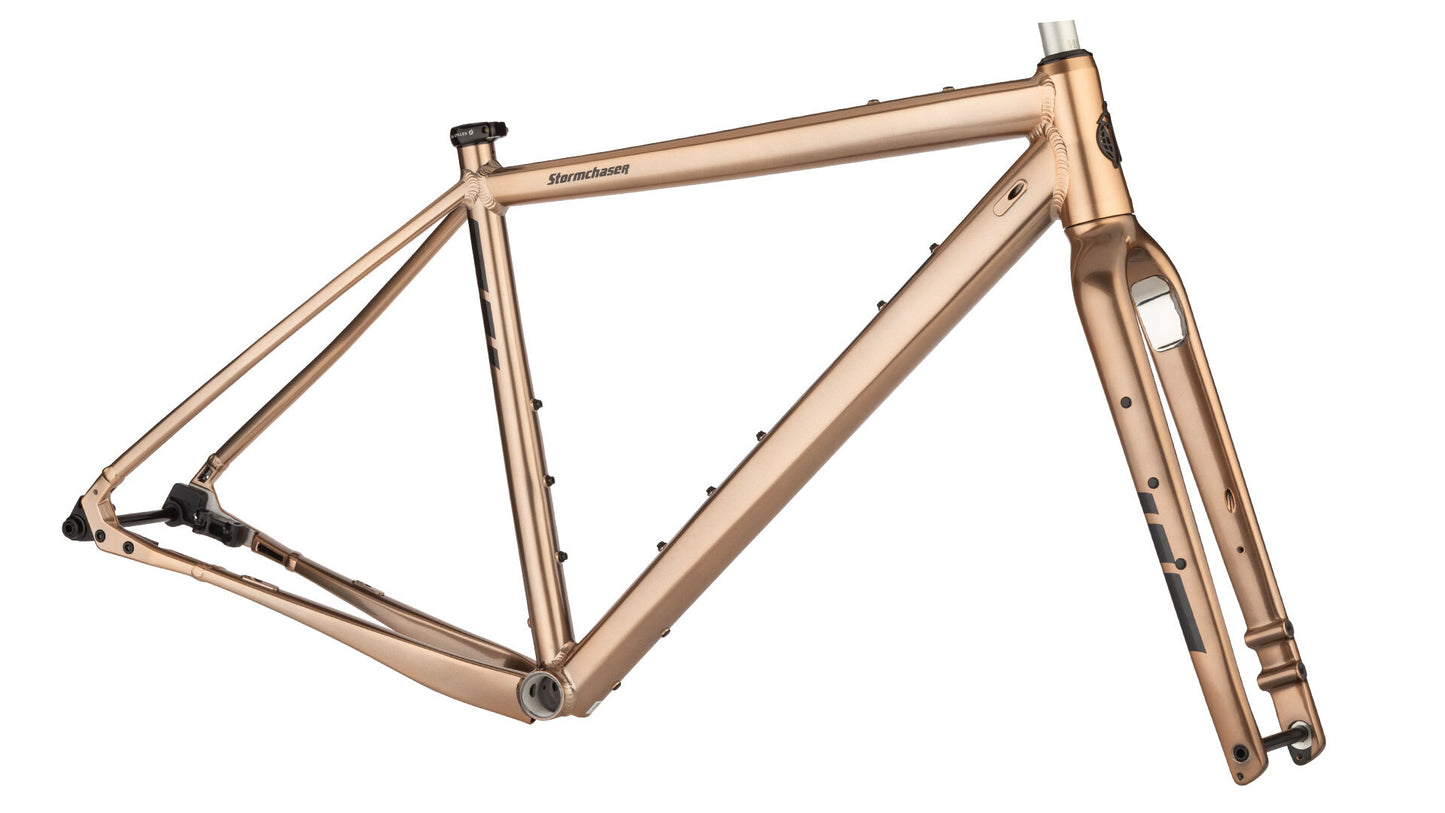 Salsa Stormchaser Frameset copper color side view