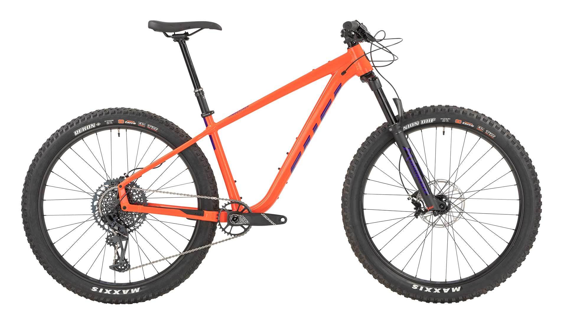 Salsa Timberjack GX Eagle 27.5+ bike in orange