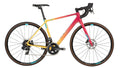 Salsa Warroad Force AXS bike pink to yellow fade color side view