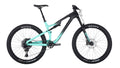 Salsa Rustler NX Eagle bike carbon to light blue fade color side view