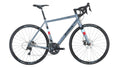 Salsa Warbird 105 bike gray blue color side view