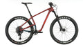 Salsa Woodsmoke XO1 Eagle 27.5 plus bike maroon color side view