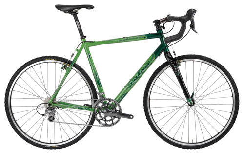 Salsa Chili Con Crosso bike side view green color